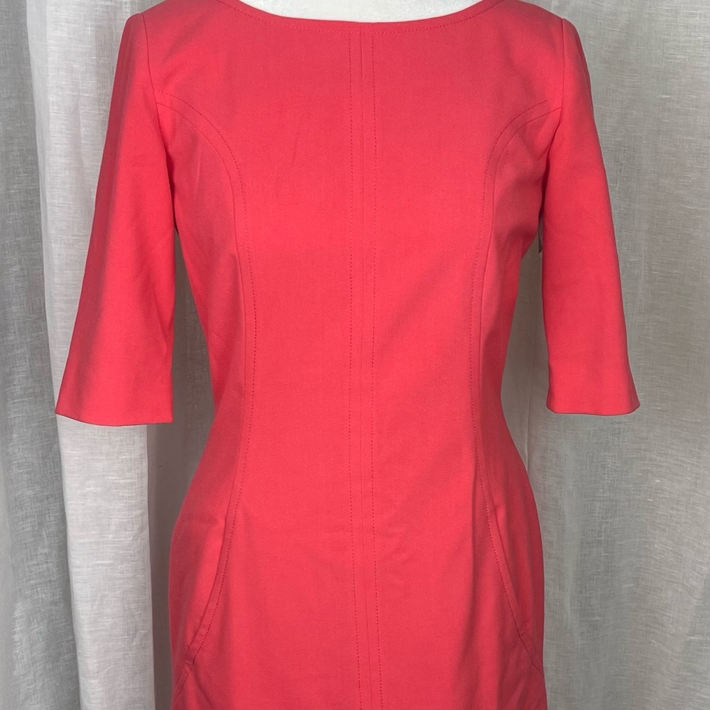 Tahari Vintage Coral back zip STUNNING!